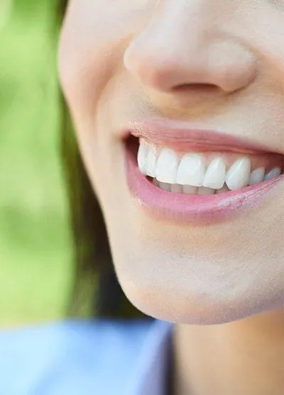 Woman with a bright smile